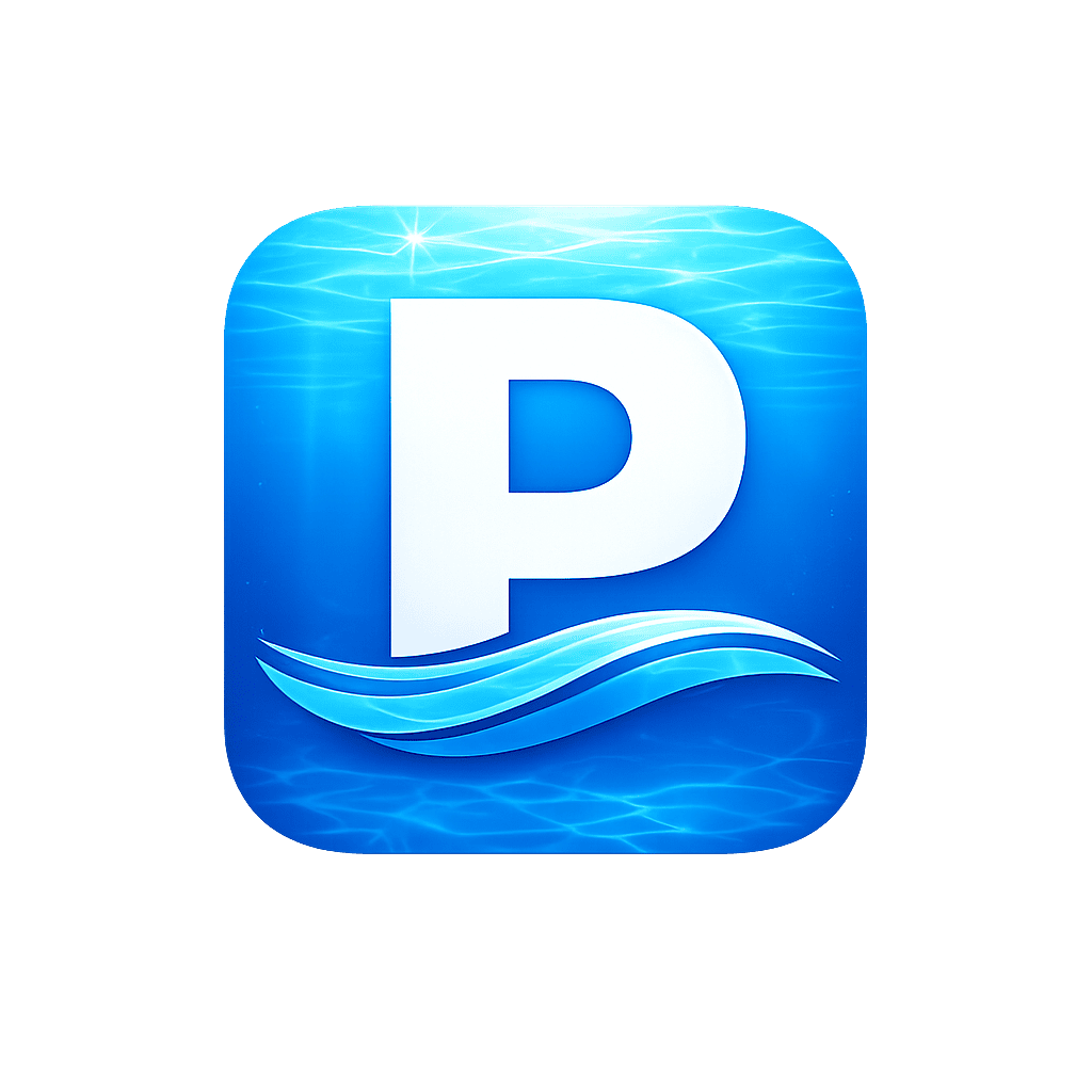 pool advisor app icon design uden background